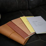 Refillable Folio - SADDLE BROWN