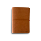 Refillable Folio - SADDLE BROWN