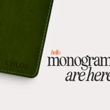 Refillable Folio - OLIVE GREEN