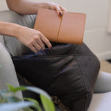 Refillable Folio - SADDLE BROWN