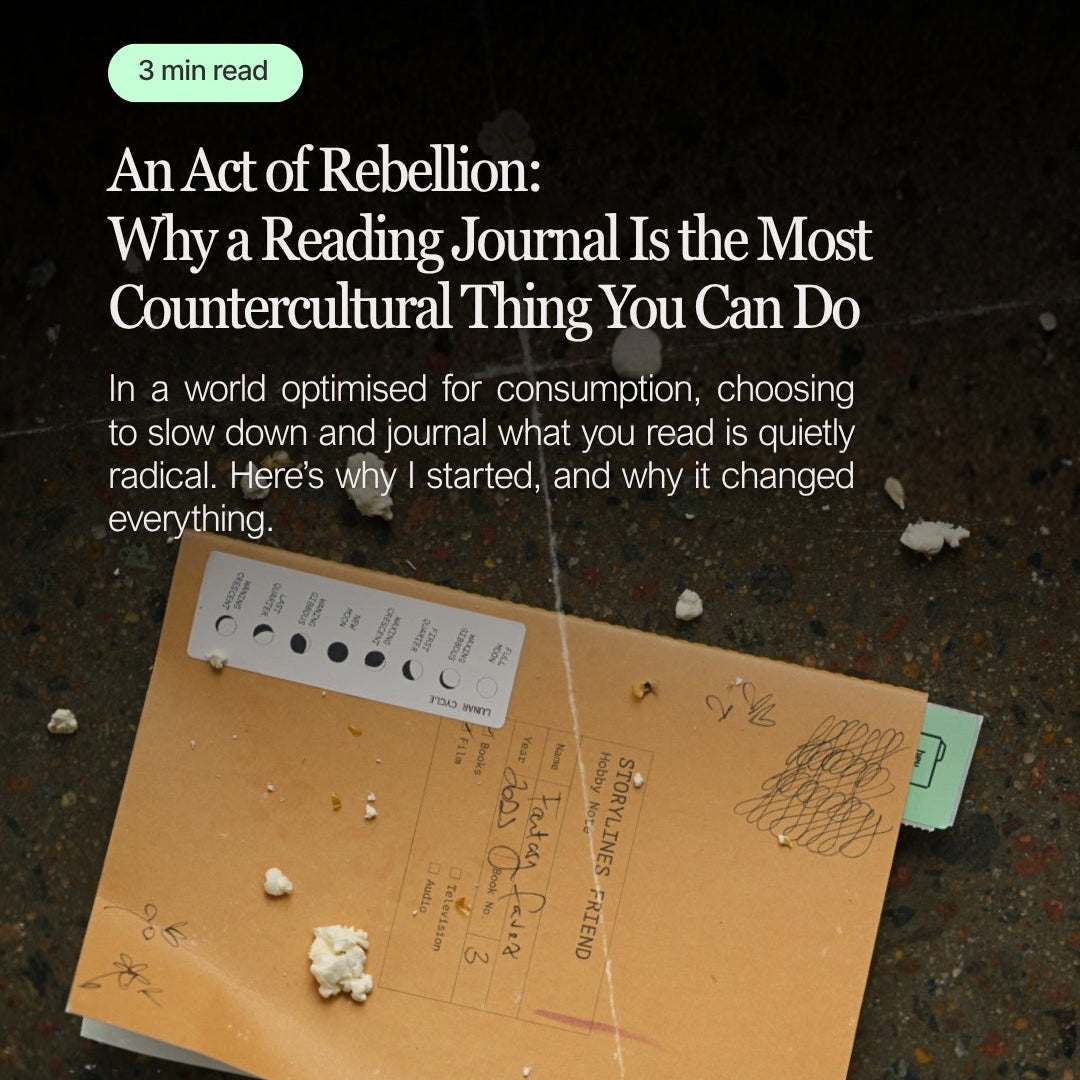 An Act of Rebellion: Why a Reading Journal Is the Most Countercultural Thing You Can Do