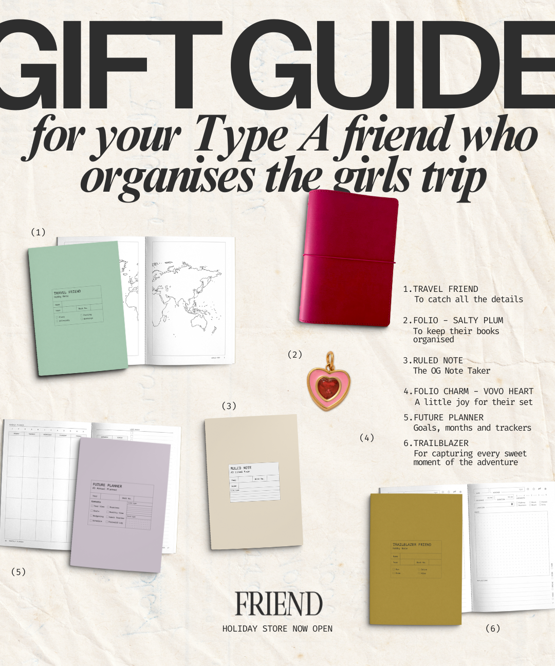 Good Gifts For Your Type A Friend Who Organises The Girls Trip