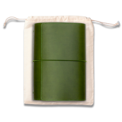 Refillable Folio - OLIVE GREEN TRIFOLD