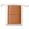 Refillable Folio - SADDLE BROWN TRIFOLD