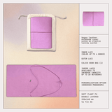 Refillable Folio in Rose Quartz