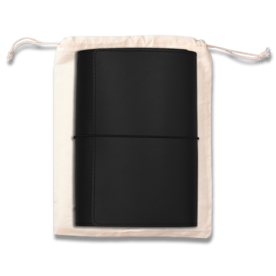 Refillable Folio - RAVEN BLACK TRIFOLD