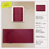 Refillable Folio - SALTY PLUM TRIFOLD