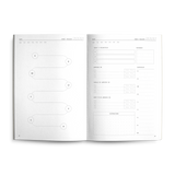 Fast Brain Daily Productivity Planner- Single Notebook