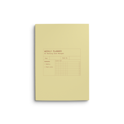 Running List Weekly Planner