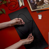 Refillable Folio - RAVEN BLACK TRIFOLD