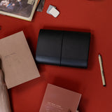 Refillable Folio - RAVEN BLACK TRIFOLD