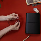 Refillable Folio - RAVEN BLACK TRIFOLD