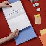 Refillable Folio - PERIWINKLE BLUE TRIFOLD