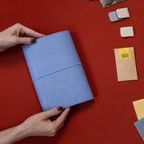Refillable Folio - PERIWINKLE BLUE TRIFOLD