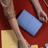 Refillable Folio - PERIWINKLE BLUE TRIFOLD