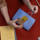 Refillable Folio - PERIWINKLE BLUE TRIFOLD