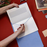 Refillable Folio - PERIWINKLE BLUE TRIFOLD