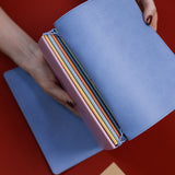 Refillable Folio - PERIWINKLE BLUE TRIFOLD