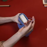 Refillable Folio - PERIWINKLE BLUE TRIFOLD