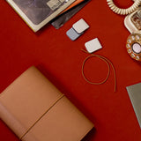 Refillable Folio - SADDLE BROWN TRIFOLD