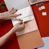 Refillable Folio - SADDLE BROWN TRIFOLD