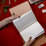 Refillable Folio - SADDLE BROWN TRIFOLD