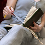 Refillable Notebook Folio - Olive Green