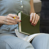 Refillable Notebook Folio - Olive Green
