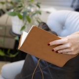 Refillable Folio - SADDLE BROWN