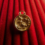 Scorpio pendant a red textured background