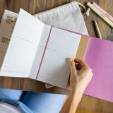 Refillable Folio in Rose Quartz