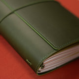 Refillable Folio - OLIVE GREEN TRIFOLD