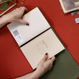 Refillable Folio - OLIVE GREEN TRIFOLD