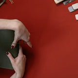 Refillable Folio - OLIVE GREEN TRIFOLD