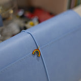 Refillable Folio - Periwinkle Blue Trifold