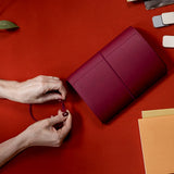 Refillable Folio - SALTY PLUM TRIFOLD