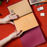 Refillable Folio - SALTY PLUM TRIFOLD