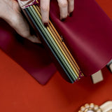 Refillable Folio - SALTY PLUM TRIFOLD